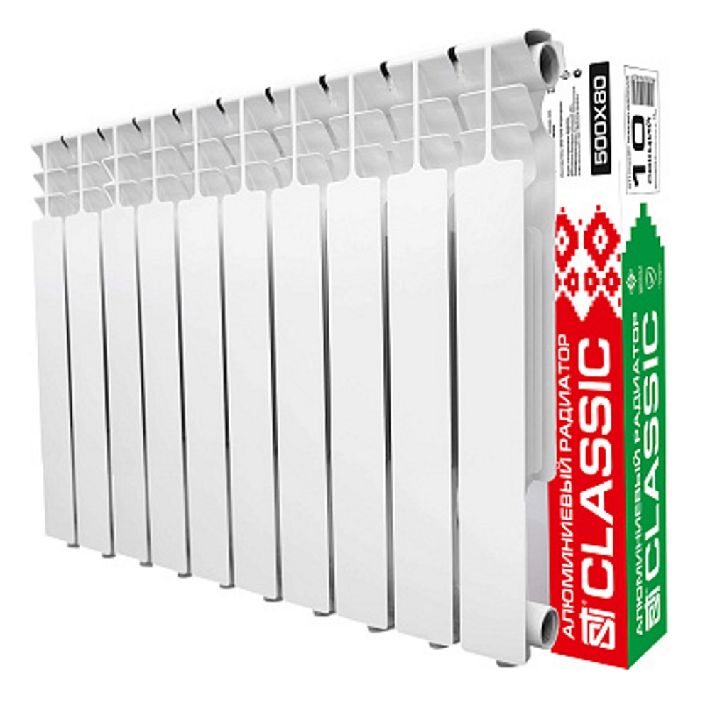 Алюминиевый радиатор STI Classic S500A Белый — изображение 4